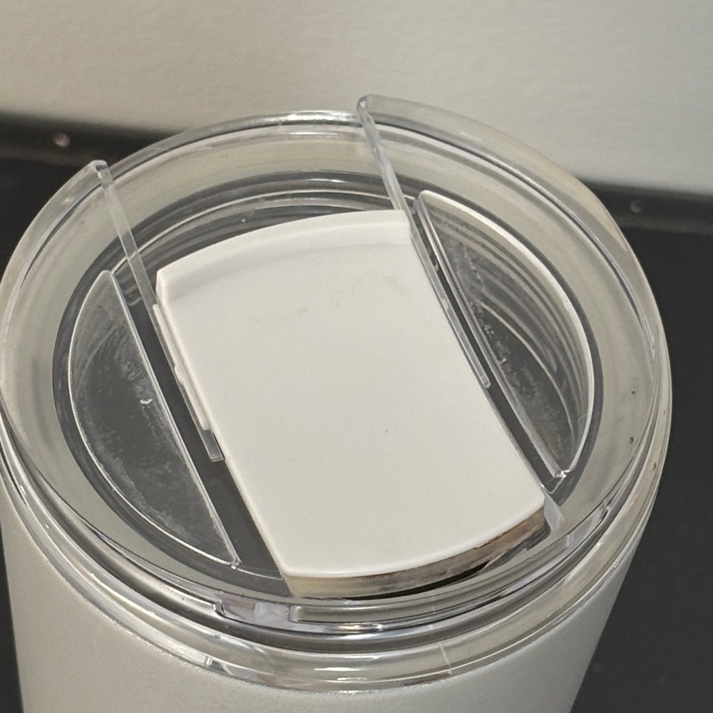 Starbucks Pearl White Tumbler with Clear Lid - Picture 3 of 5